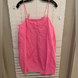 Pink Sundress with Adjustable Tie Straps